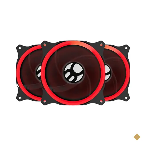 FAN Cooler Bluecase Ring 120mm LED Vermelho BFR-24R