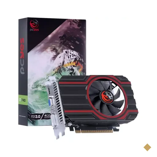 Placa de Vídeo PCYes GeForce GT 740 4GB GDDR5 128-bit PCI-E 3.0 x16