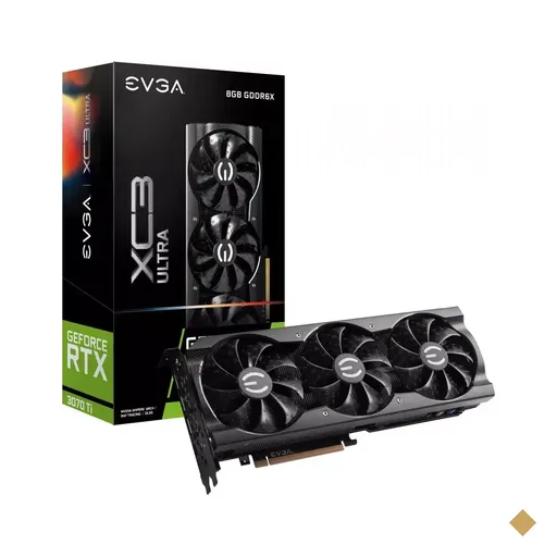 Placa de Vídeo EVGA GeForce RTX 3070Ti XC3 Ultra Gaming 8GB GDDR6X 256-bit…