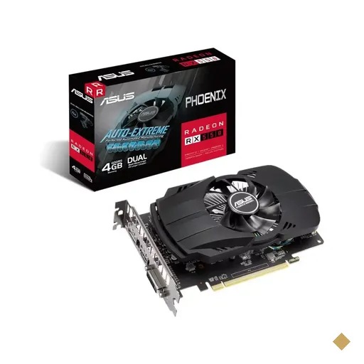 Placa de Vídeo ASUS Radeon RX 550 Phoenix 4GB GDDR5 128-bit PCI-E 3.0 x16