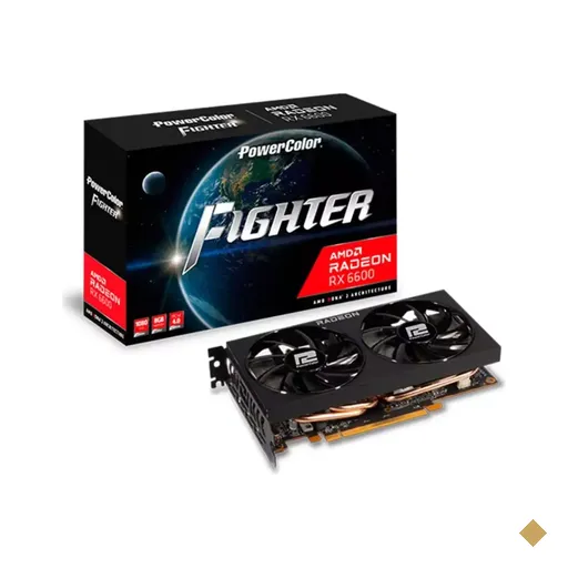 Placa de Vídeo PowerColor AMD Radeon RX 6600 Fighter 8GB GDDR6 128-bit PCI-E…