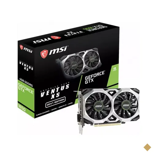 Placa de Vídeo MSI GeForce GTX 1650 D6 Ventus XS OCV1 4GB GDDR5 128-bit PCI-E…