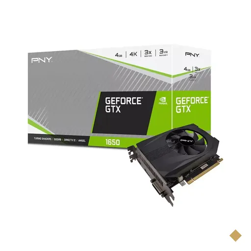 Placa de Vídeo PNY GeForce GTX 1650 4GB GDDR6 128-bit PCI-E 3.0 x16