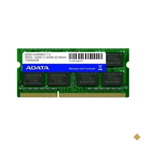 Memória Notebook Adata 4GB DDR3 SO-DIMM Low Voltage 1600MHz 1.35V
