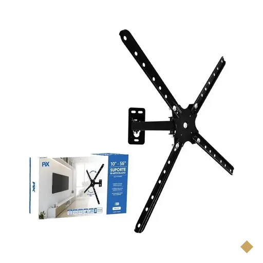 Suporte Bi-Articulado para TV/Monitor 10″ a 56″ Polegadas - PIX