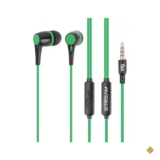 Fone de ouvido ELG STR05GK Intra-Auricular P3 c/ Microfone Preto