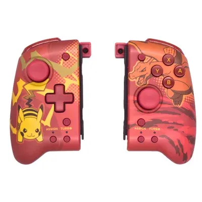 Controle HORI SPLIT PAD PRO Pokemon CHARIZARD e PIKACHU para Nintendo Switch