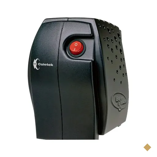 Estabilizador Coletek Bem Ligado 300VA, 4 Tomadas, Monovolt 115V, Preto -…