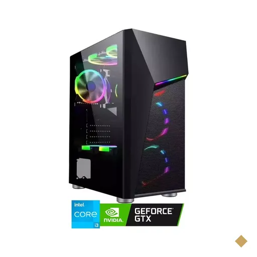 PC Gamer Sananda II Light Intel Edition (Intel Core i3-12100F Quad-Core, 8GB…