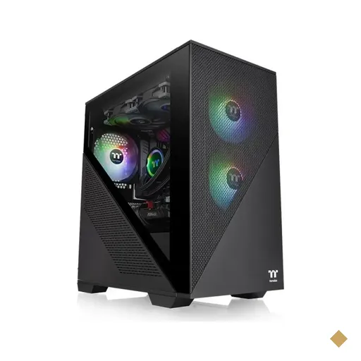 Gabinete Thermaltake Divider 170 TG ARGB, Lateral em Vidro Temperado, Micro…