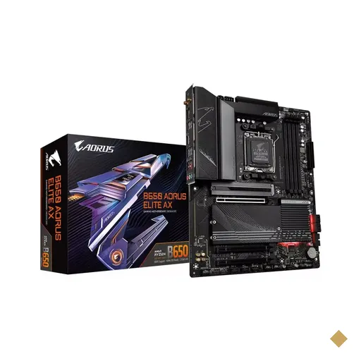 Placa Mãe Gigabyte B650 Aorus Elite AX (Socket AM5/AMD B650/DDR5/M.2/Wi-Fi 6…