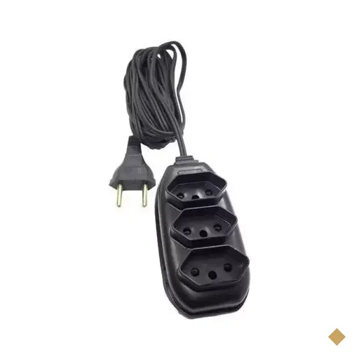 Extensão Elétrica 2P 3 Tomadas 10m Bivolt - Eletroplas