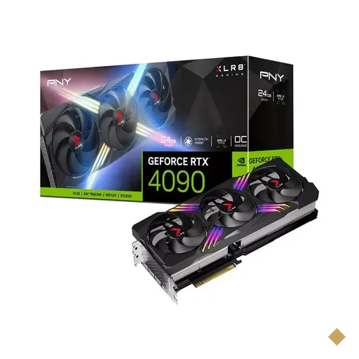 Placa de Vídeo PNY GeForce RTX 4090 OC XLR8 Gaming Verto EPIC-X RGB TF 24GB…