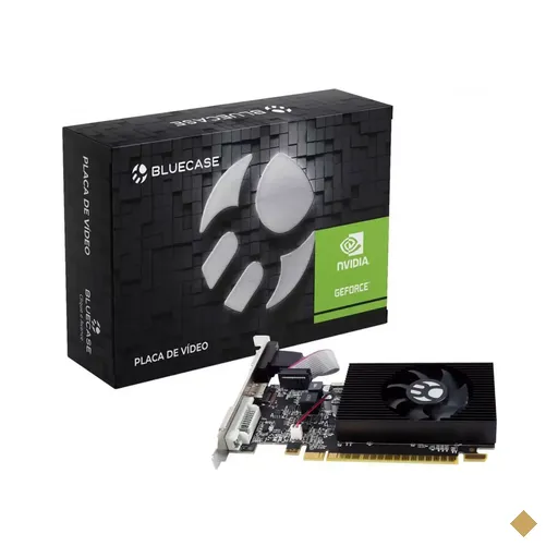 Placa de Vídeo Bluecase GeForce GT 730 Low Profile 2GB DDR3 128-bit PCI-E 2.0…