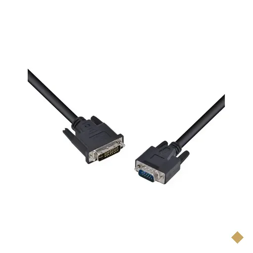 Cabo Conversor Adaptador DVI-I (dual link) (M) x VGA (M) 2m - Vinik