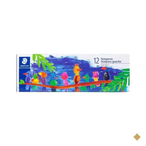 Tinta guache 20 ml c/12 cores 8859 C12 P Staedtler CX 1 UN