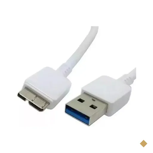 Cabo Conversor USB 3.0 Tipo-A (M) x Micro USB Tipo-B (M) 1m (Cabo para HD…