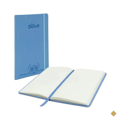Caderno de Anotações sem pauta Disney Stitch, 13cm x 21cm Capa Dura, 80…