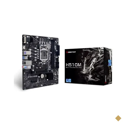 Placa Mãe Biostar H510MH 2.0 (Intel H510/LGA 1200/M.2)