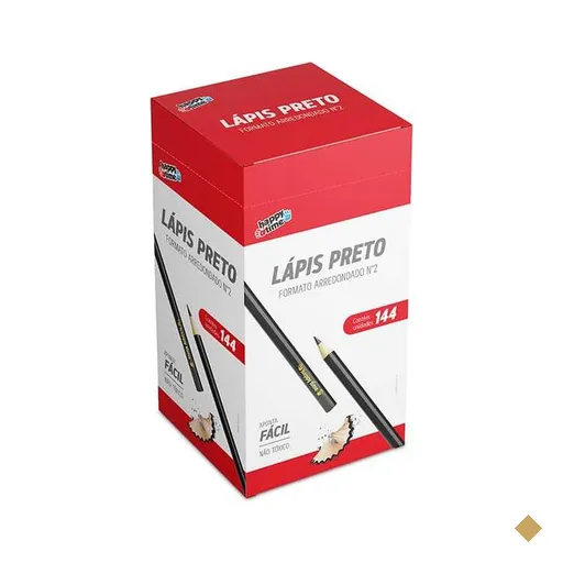 Lápis preto n.2 redondo HT Happy-time CX 144 UN