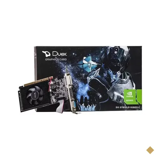 Placa de Vídeo Duex GeForce GT 610 Low Profile 1GB DDR3 64-bit PCI-E 2.0 x16