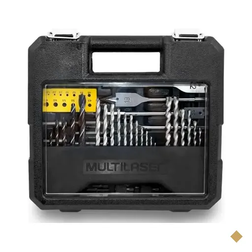 Kit com 82 Peças com Brocas e Bits para Parafusadeira e Furadeira - Multilaser