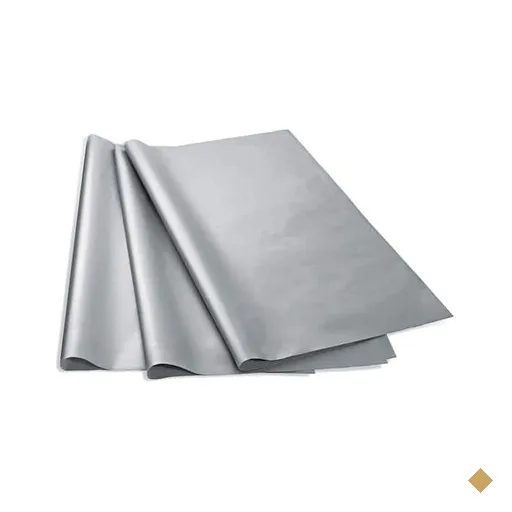 Papel de seda Prata, 48 x 60cm, 042036, Ridet - PT 20 UN