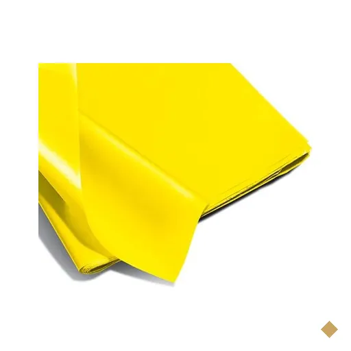 Papel de seda Amarelo, 60cm, x 48cm, Ridet - PT 20 UN