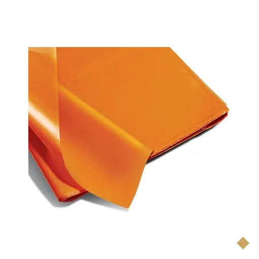 Papel de seda Laranja, 48 x 60, 040007, Ridet - PT 100 UN