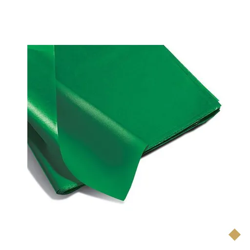Papel de seda Verde bandeira, 48 x 60cm, 040011, Ridet PT 100 UN