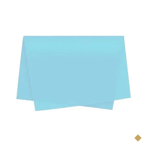 Papel de seda 48x60cm azul claro Moopel PT 100 FL