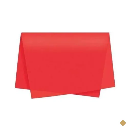 Papel de seda 48x60cm vermelho Moopel PT 100 FL