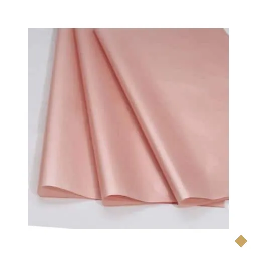 Papel de seda rosa glamour perolizado Moopel PT 20 UN
