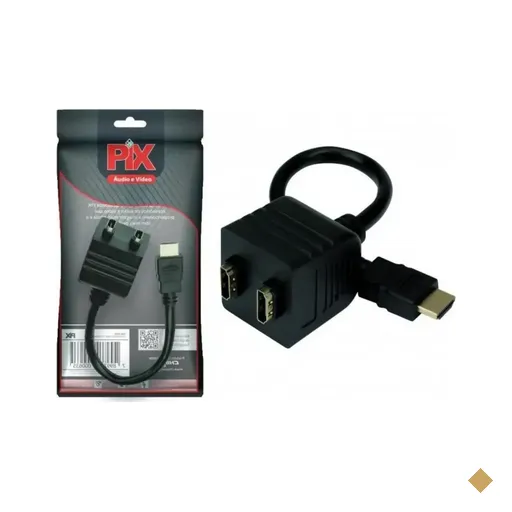 Splitter HDMI 1.3v Duplicador (1 Para 2) - PIX