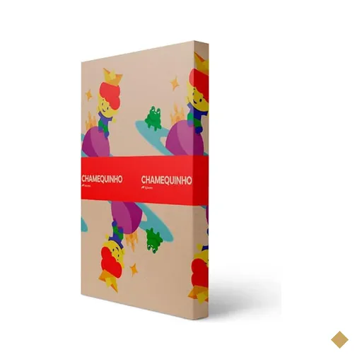 Cartolina 140g, 50 x 66 cm, Amarela, Chamequinho PT 100 UN