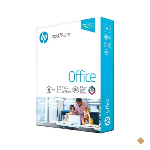 Papel Sulfite Office Carta, 75g, 216mmx279mm, Hp - PT 500 FL