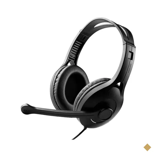 Headset Profissional K800, Placa de Som acoplada, Áudio Digital, Conexão USB…