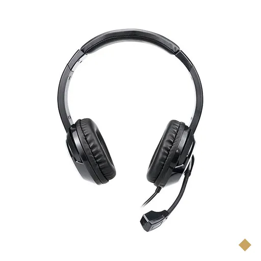 Headset com fio, com ajuste de volume, Conexão USB e P3, Preto, PH427, Multi…
