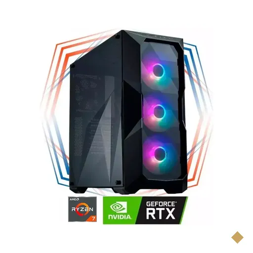 PC Gamer Carnage IX Light AMD Edition (AMD Ryzen 7 5700X, 16GB (2x8GB)…