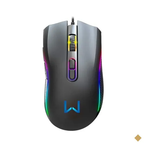 Mouse Gamer Armory + Mousepad, RGB, 7 Botões, 1200 DPI, MO396, Warrior CX 1 UN