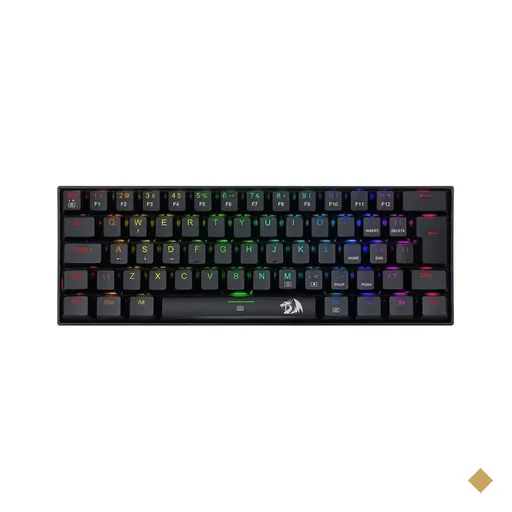 Teclado Mecânico Gamer Redragon Dragonborn RGB com Switch Red 60% ABNT2