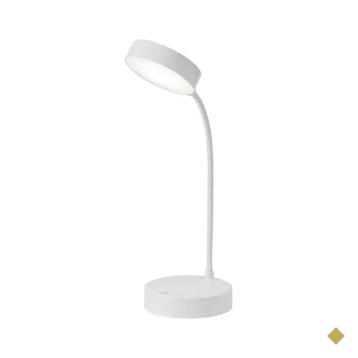 Luminária de Mesa LED Puck, USB, Branco, 1502003801, Taschibra - CX 1 UN