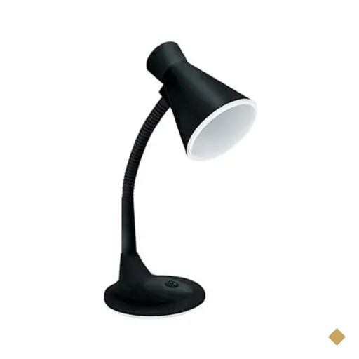 Luminária de mesa preta bivolt TLM03 Taschibra CX 1 UN