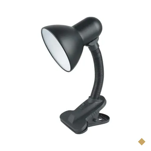 Luminária de mesa preta bivolt TLM05 Taschibra CX 1 UN