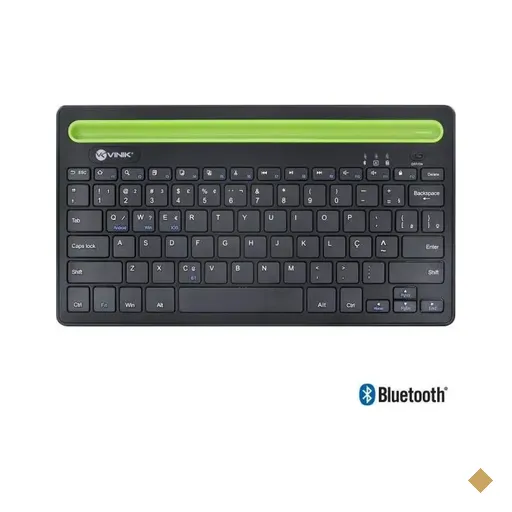 Teclado Vinik Dynamic Smart DT200 Preto Bluetooth (Com Suporte Para Tablet ou…
