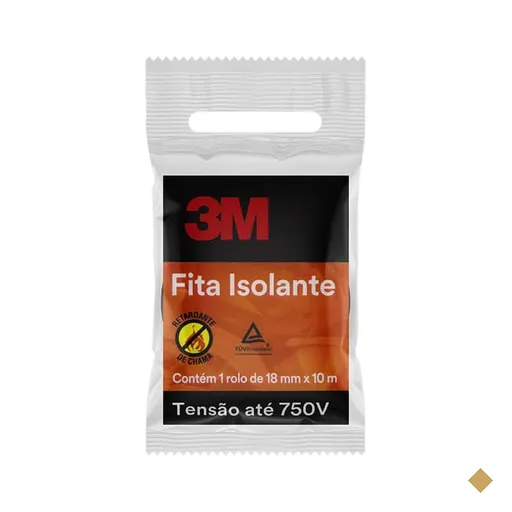 Fita Isolante 3M - 18 mm x 10 m - PT 1 UN