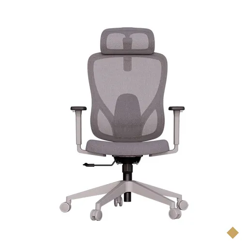 Cadeira de escritório ergonômica Elements Sarín, Giratória, Cinza, 72093 -…