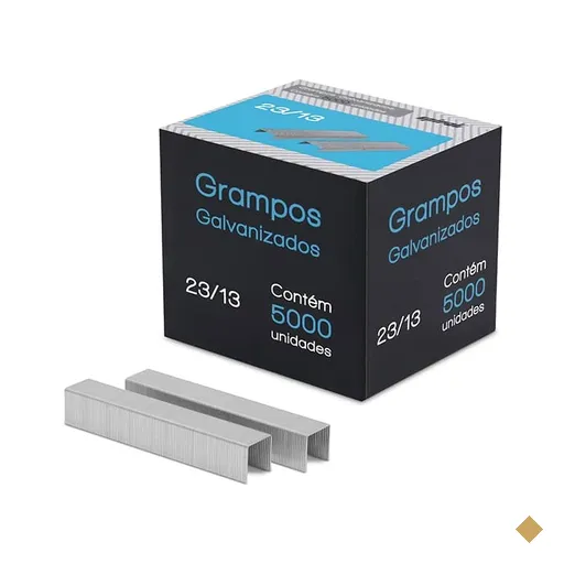 Grampo p/grampeador enak 23/13 galvanizado Spiral Grampos CX 5000 UN