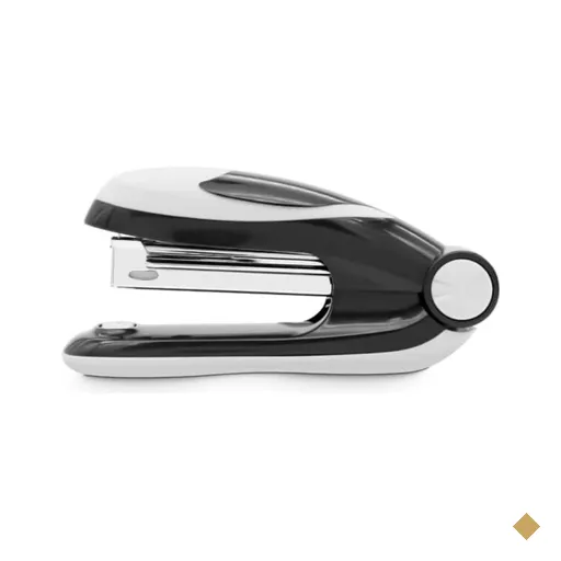Grampeador Nº10 para até 12 Folhas, Preto e Cinza, 2931a, Spiral - CX 1 UN