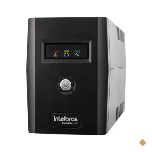 Nobreak Intelbras XNB 600VA/300W, Semissenoidal, 1x7Ah, 4 Tomadas, Monovolt…